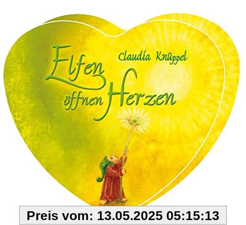 Elfen öffnen Herzen. 49 farbige Herzkarten (9 x 10 cm) in Herzbox: 49 farbige Herzkarten im Format 9 x 10 cm in Herzbox