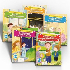 Elif und Emre lernen unsere Religion 5 Bücher Set, 5 Teile von Erol Medien