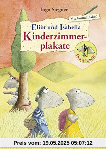 Eliot und Isabella-Kinderzimmerplakate: 4 Plakate + 1 Ausmalplakat Eliot und Isabella-Kinderzimmerplakate: 4 Plakate + 1 Ausmalplakat