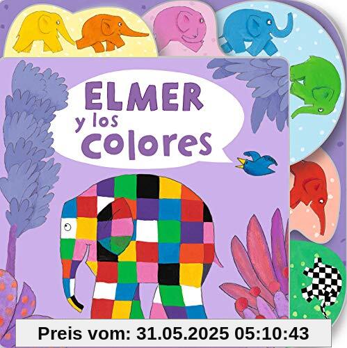 Elmer y los colores / Elmer's Colours: Tabbed Board Book (Pequeñas manitas)