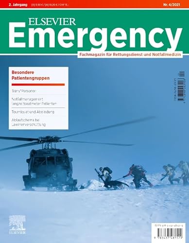 Elsevier Emergency. Besondere Patientengruppen. 04/2021: Fachmagazin für Rettungsdienst und Notfallmedizin Elsevier Emergency. Besondere Patientengruppen. 04/2021: Fachmagazin für Rettungsdienst und Notfallmedizin von Urban & Fischer Verlag/Elsevier GmbH