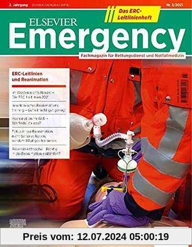 Elsevier Emergency. ERC-Leitlinien 2021.: Fachmagazin für Rettungsdienst und Notfallmedizin. #1