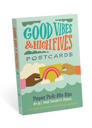 Em & Friends Good Vibes & High Fives Postcards Book, Set of 20 Postcards
