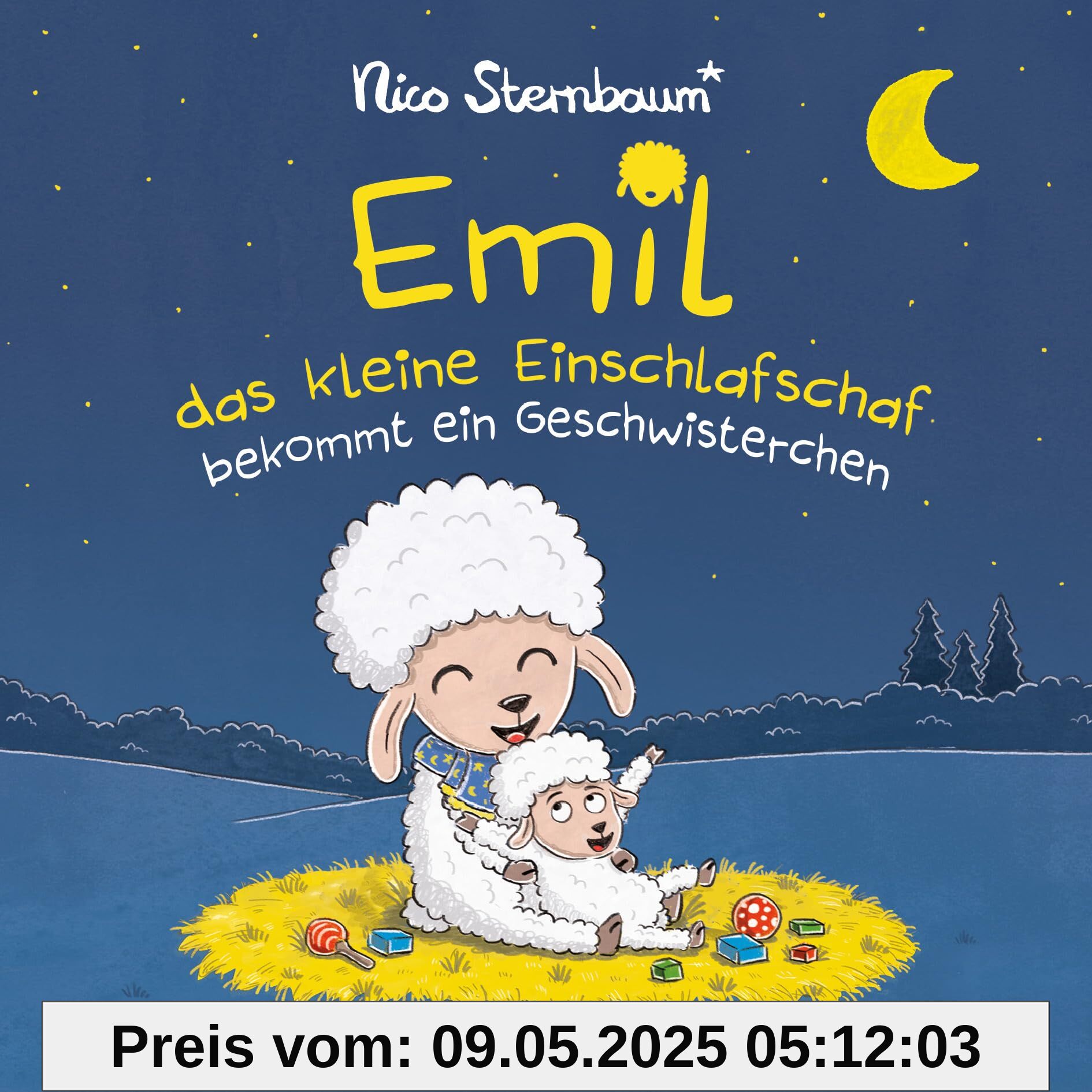 Emil das kleine Einschlafschaf bekommt ein Geschwisterchen: Eine Geschichte zum Vorlesen und Betrachten. Pappbilderbuch ab 18 Monaten