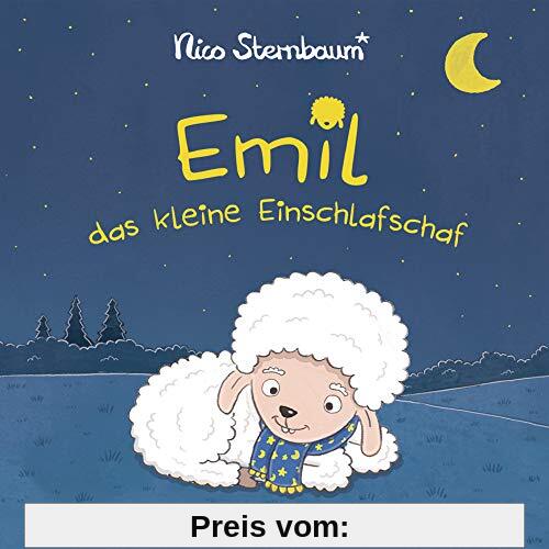 Emil das kleine Einschlafschaf. Eine Gutenachtgeschichte zum Vorlesen und Betrachten. Pappbilderbuch ab 18 Monaten. Vom Autor von Schüttel den Apfelbaum