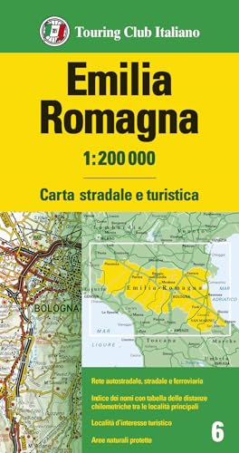Emilia Romagna 1:200.000 (Carte regionali 1:200.000) von Touring