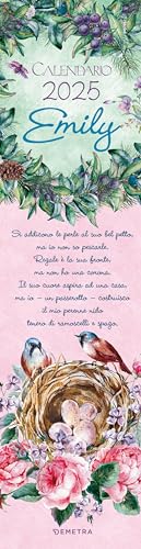 Emily. Calendario stretto 2025 da parete (12,5 x 48 cm) (Varia Demetra) von Demetra