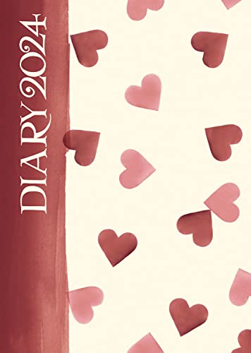 Emma Bridgewater Pink Hearts Diary 2024 Calendar von Carousel Calendars