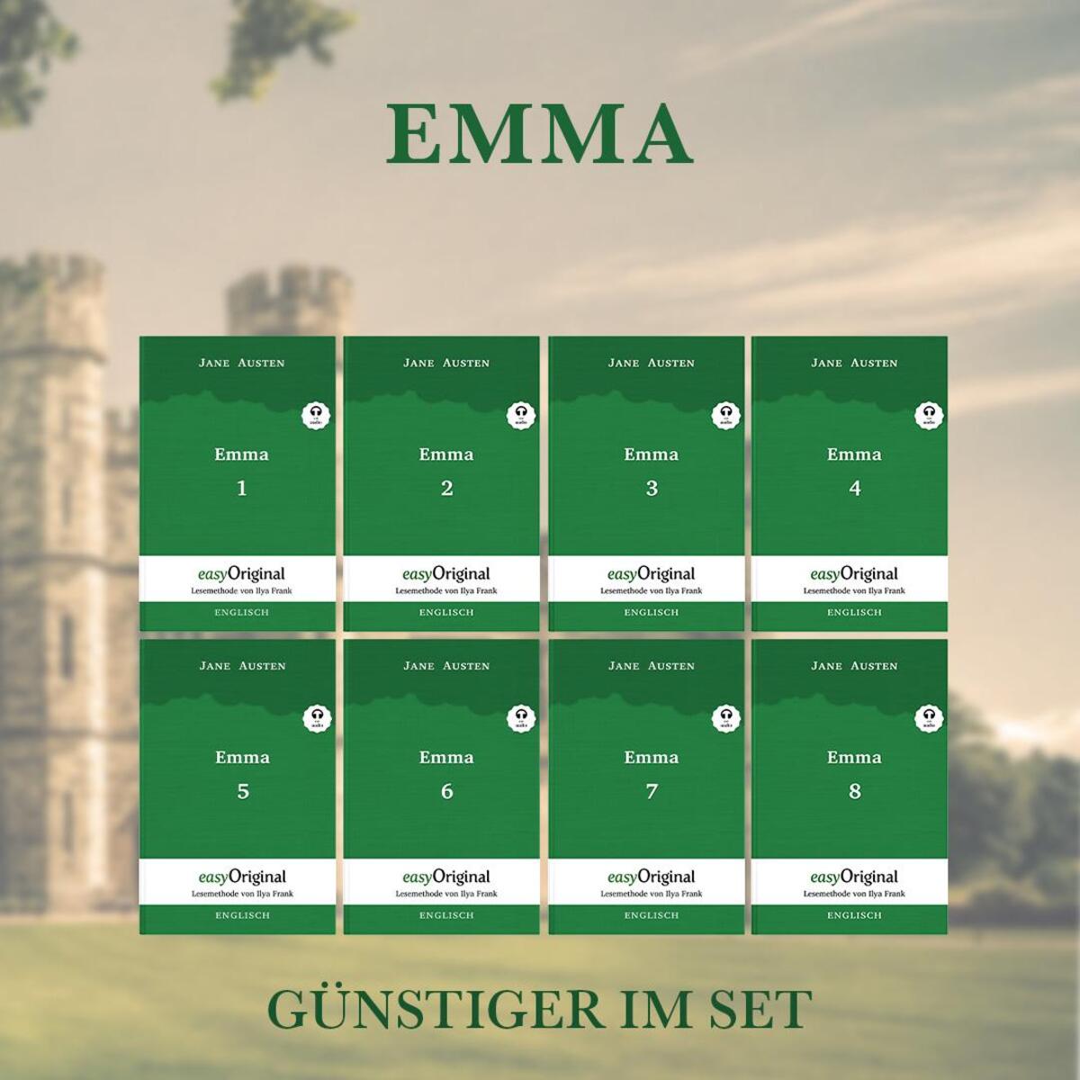 Emma - Teile 1-8 (Buch + Audio-Online) - Lesemethode von Ilya Frank - Zweisprach... von EasyOriginal Verlag e.U.