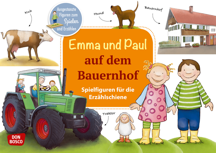 Emma und Paul auf dem Bauernhof. Erzählschienen-Figurenset Emma und Paul auf dem Bauernhof. Erzählschienen-Figurenset von Don Bosco Medien