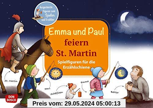 Emma und Paul feiern St. Martin. Spielfiguren für die Erzählschiene. Ausgestanzte Figuren zum Spielen und Erzählen