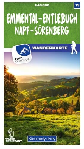 Emmental - Entlebuch Napf - Sörenberg Nr. 19 Wanderkarte 1:40 000: Matt laminiert, free Download mit HKF Outdoor App (Kümmerly+Frey Wanderkarten, Band 19) von Kmmerly und Frey