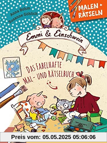 Emmi & Einschwein. Das fabelhafte Mal- und Rätselbuch: Malbuch