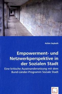 Empowerment- und Netzwerkperspektive in der Sozialen Stadt von VDM Verlag Dr. Müller / VDM Verlag Dr. Müller e.K.