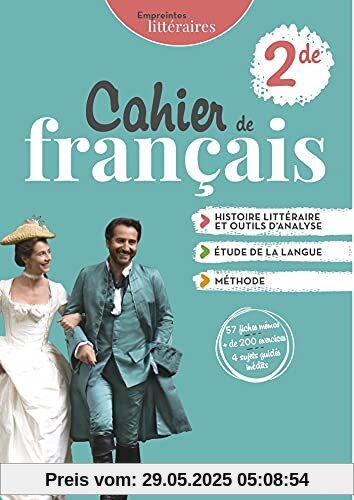 Empreintes littéraires Français 2de (2021) - Cahier consommable – Élève (2021): Cahier de l'élève