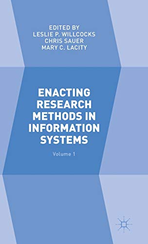 Enacting Research Methods in Information Systems: Volume 1 von MACMILLAN