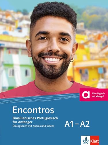 Encontros A1-A2: Brasilianisches Portugiesisch für Anfänger. Übungsbuch mit Audios und Videos