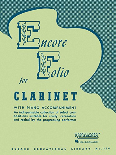 Encore Folio: BB Clarinet with Piano Accompaniment von Rubank Publications