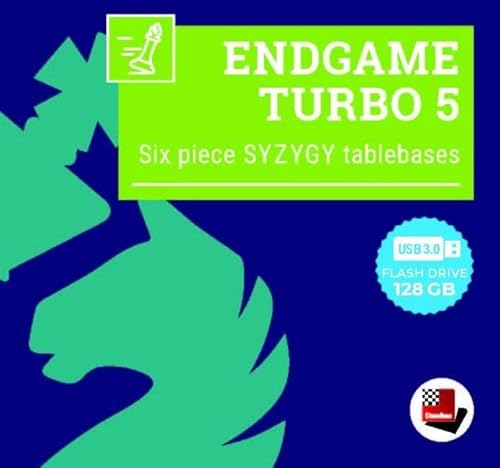 Endgame Turbo 5: Six piece SYZYGY tabelbases - Schach-Endspieldatenbanken auf 128 GB USB Stick Endgame Turbo 5: Six piece SYZYGY tabelbases - Schach-Endspieldatenbanken auf 128 GB USB Stick von ChessBase