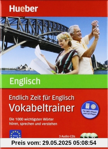 Endlich Zeit für Englisch - Vokabeltrainer: Die 1.000 wichtigsten Wörter hören, sprechen und verstehen / Paket