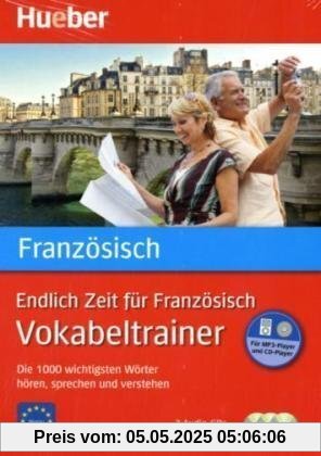 Endlich Zeit für Französisch - Vokabeltrainer: Die 1.000 wichtigsten Wörter hören, sprechen und verstehen / Paket