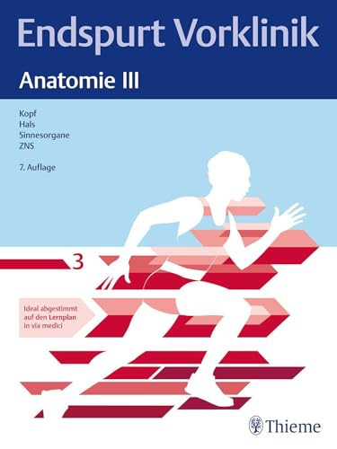 Endspurt Vorklinik: Anatomie III: Skript 3 Kopf; Hals; Sinnesorgane; ZNS Endspurt Vorklinik: Anatomie III: Skript 3 Kopf; Hals; Sinnesorgane; ZNS von Thieme