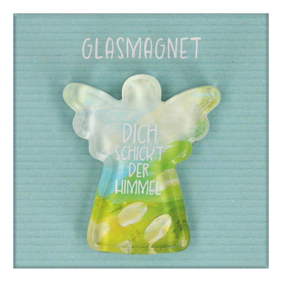 Engel-Glasmagnet - Dich schickt der Himmel (1 Stück) von Butzon und Bercker
