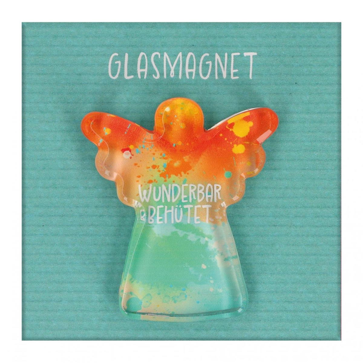 Engel-Glasmagnet - Wunderbar behütet (1 Stück) von Butzon und Bercker