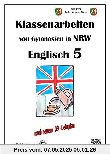Englisch 5 - Klassenarbeiten (Green Line 1) von Gymnasien in NRW - G9 - mit Lösungen