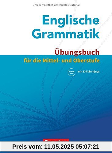 Englische Grammatik: Übungsbuch