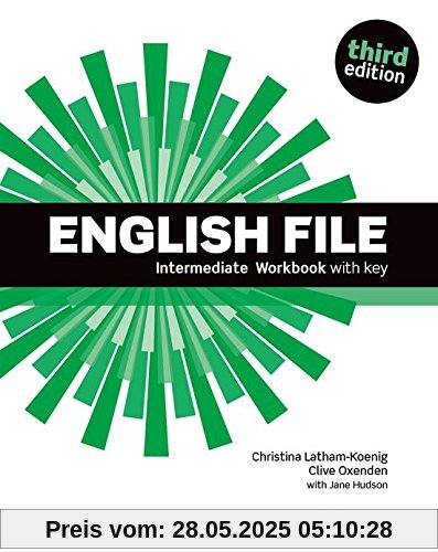 English File, Intermediate, Third Edition : Workbook with key (English File Third Edition)