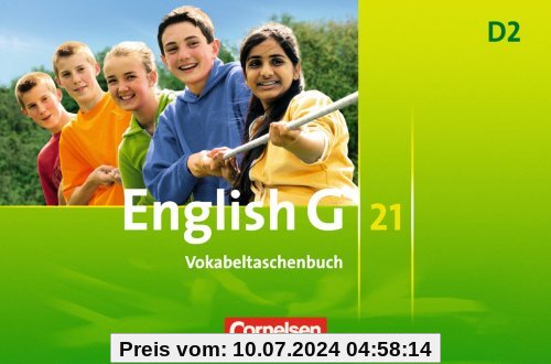 English G 21 - Ausgabe D: Band 2: 6. Schuljahr - Vokabeltaschenbuch