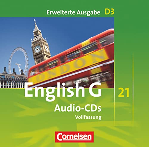 English G 21 - Erweiterte Ausgabe D - Band 3: 7. Schuljahr: Audio-CDs - Vollfassung von Cornelsen Verlag GmbH