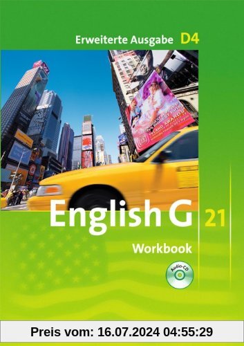 English G 21 - Erweiterte Ausgabe D: Band 4: 8. Schuljahr - Workbook mit CD