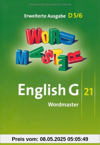 English G 21 - Erweiterte Ausgabe D: Band 5/6: 9./10. Schuljahr - Wordmaster: Vokabellernbuch