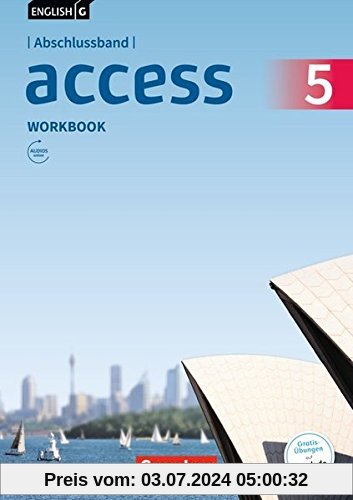 English G Access - Allgemeine Ausgabe / Abschlussband 5: 9. Schuljahr - Workbook mit Audios online