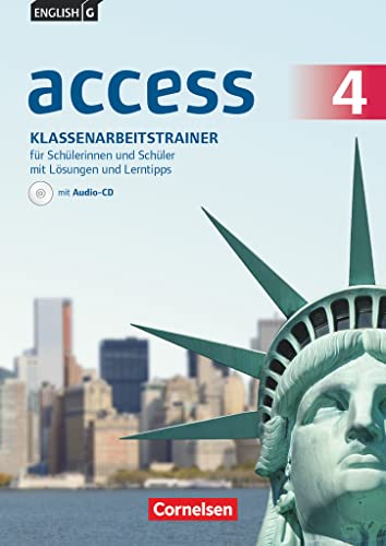 English G Access - Allgemeine Ausgabe / Band 4: 8. Schuljahr - Klassenarbeitstrainer mit Audio-Materialien, Lösungen online und Lerntipps: ... online ... online (Access: Allgemeine Ausgabe 2014)