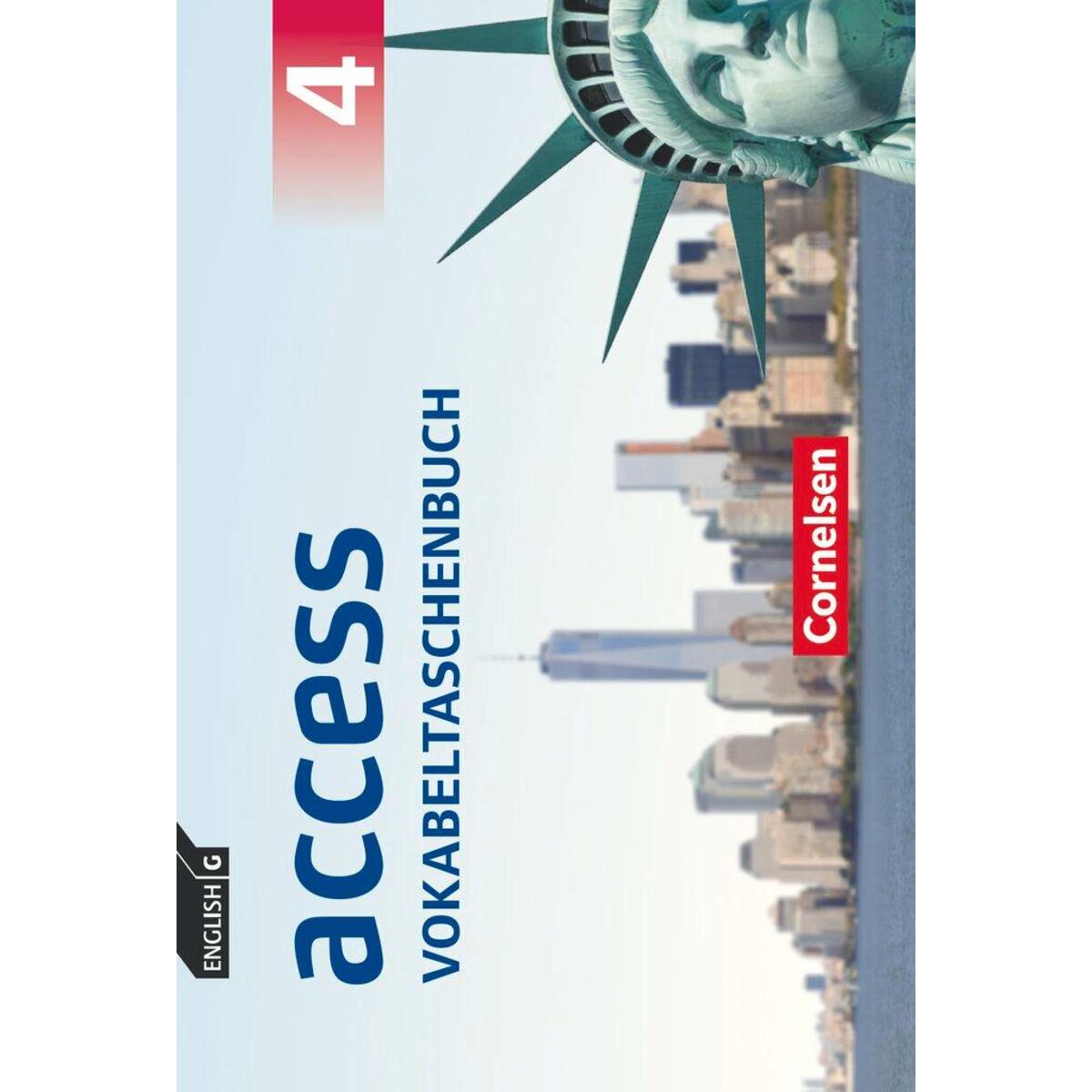 English G Access Band 4: 8. Schuljahr - Allgemeine Ausgabe - Vokabeltaschenbuch von Cornelsen Verlag GmbH