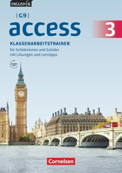 English G Access - G9 - Band 3: 7. Schuljahr - Klassenarbeitstrainer mit Audios und Lösungen online von Cornelsen Verlag