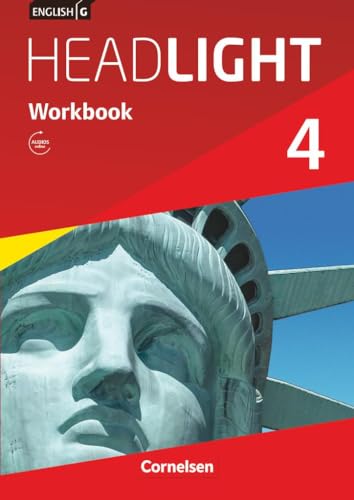 English G Headlight - Allgemeine Ausgabe / Band 4: 8. Schuljahr - Workbook mit Audios online