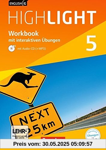 English G Highlight - Hauptschule: Band 5: 9. Schuljahr - Workbook mit CD und interaktiven Übungen English G Highlight - Hauptschule: Band 5: 9. Schuljahr - Workbook mit CD und interaktiven Übungen