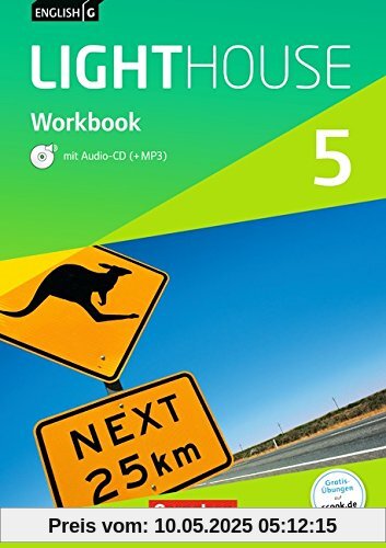 English G LIGHTHOUSE - Allgemeine Ausgabe: Band 5: 9. Schuljahr - Workbook mit CD