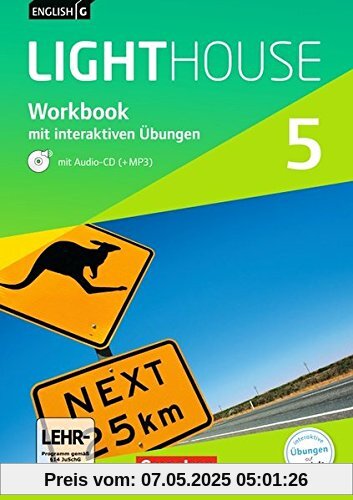 English G LIGHTHOUSE - Allgemeine Ausgabe: Band 5: 9. Schuljahr - Workbook mit CD und interaktiven Übungen