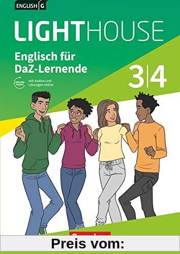 English G Lighthouse - Allgemeine Ausgabe: Band 3/4: 7./8. Schuljahr - Englisch für DaZ-Lernende: Workbook mit Audios und Lösungen online