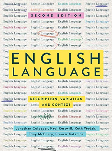 English Language: Description, Variation and Context von Red Globe Press