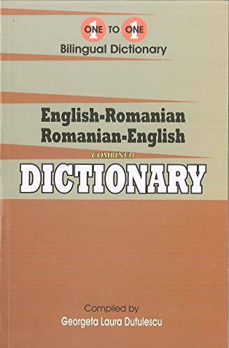 English-Romanian & Romanian-English One-to-One Dictionary