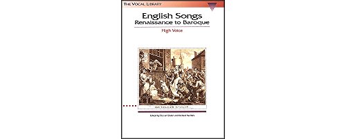 English Songs Renaissance To Baroque High Voice: The Vocal Library von HAL LEONARD