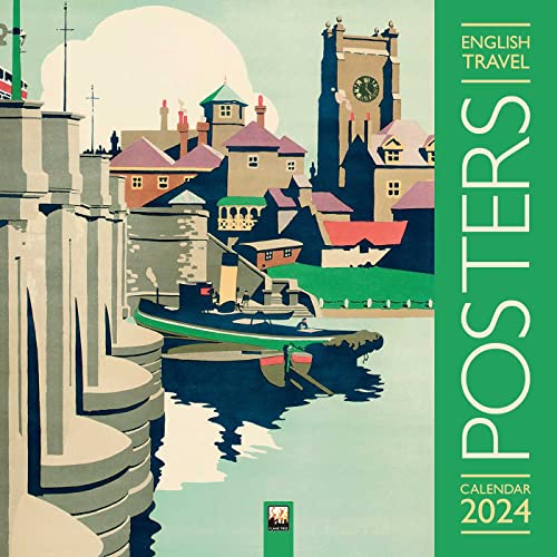 English Travel Posters 2024 Calendar