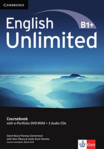 English Unlimited B1+ Intermediate: Intermediate. Coursebook with e-Portfolio DVD-ROM + 3 Audio-CDs
