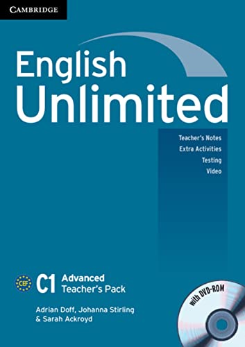 English Unlimited C1 Advanced: Teacher’s Pack (Teacher’s Book + DVD-ROM) von Klett Sprachen GmbH